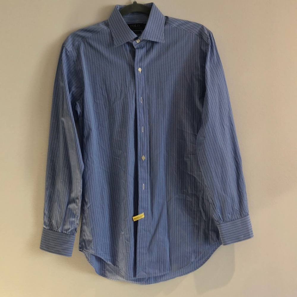 Mens Polo RL pinstripes dress shirt